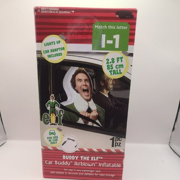 Buddy The Elf Car Buddy Airblown Inflatable 2.8FT Lights Up Car Adapter Included - Picture 1 of 2